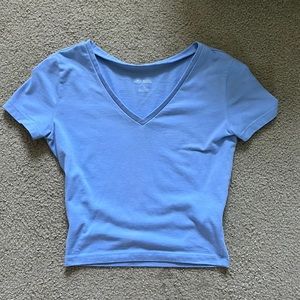 Wild fable Blue baby tee- XS. Please message me for any questions/clarification!